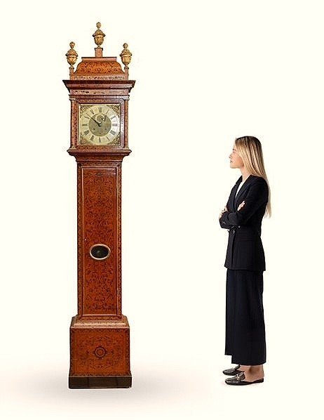 Horloge de parquet du XVIIe siècle-photo-4