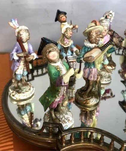 Meissen Porcelain Monkey Orchestra-photo-2