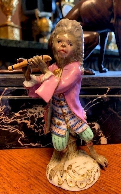 Meissen Porcelain Monkey Orchestra-photo-1