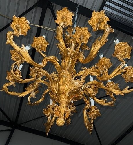 Grand lustre à 16 branches-photo-3