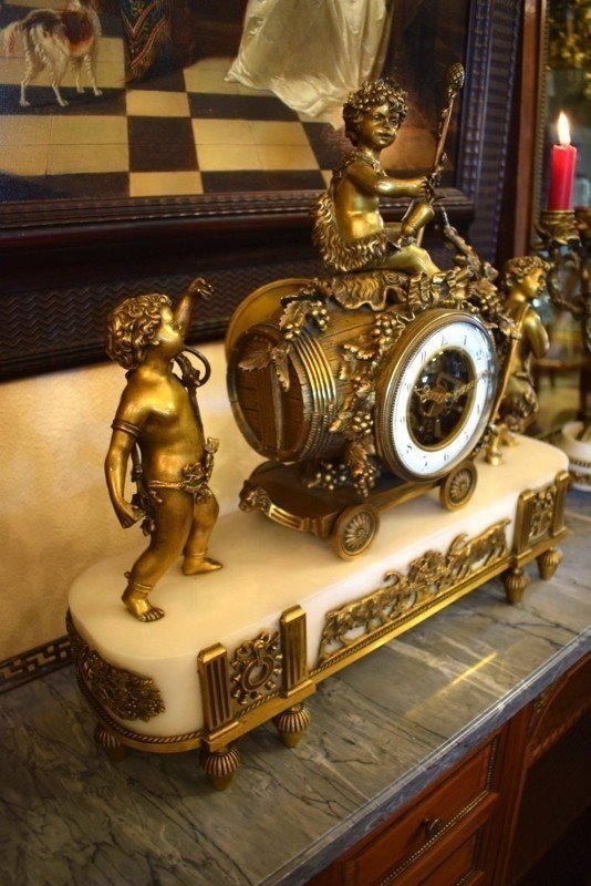 Louis XVI Clock Set-photo-4