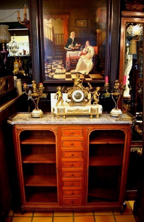 Louis XVI Clock Set-photo-7