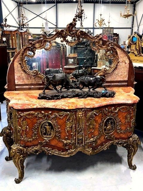 "medallion" Chest Of Drawers-photo-8