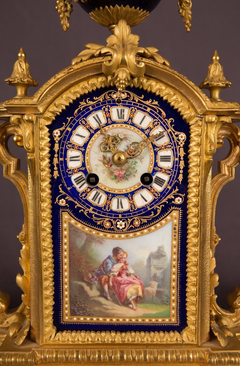 Napoleon III Clockset-photo-4
