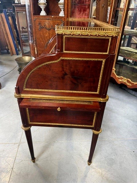 Bureau à cylindre d'époque Louis XVI -photo-3