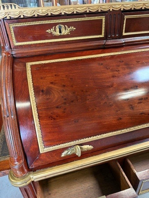 Bureau à cylindre d'époque Louis XVI -photo-5