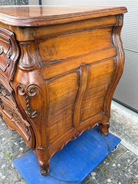 Provençal Chest Of Drawers Made Of Solid Walnut-photo-1
