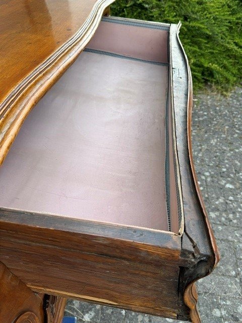 Provençal Chest Of Drawers Made Of Solid Walnut-photo-5