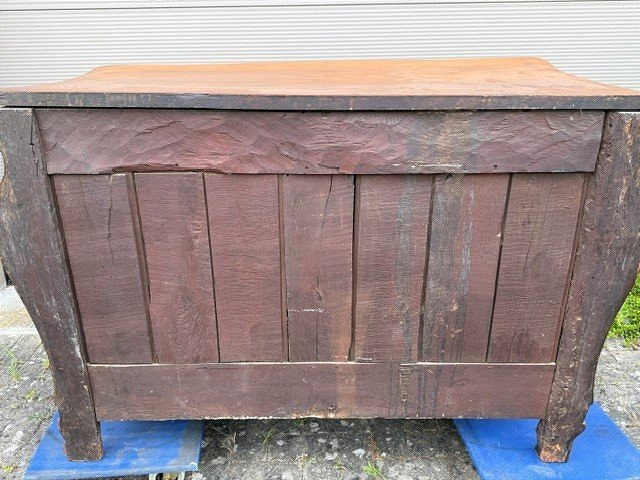 Provençal Chest Of Drawers Made Of Solid Walnut-photo-7