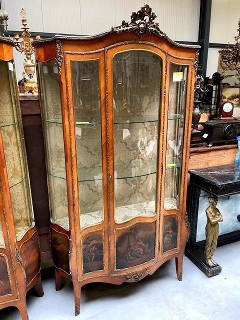 Pair Of Louis XV-style Display Cabinets-photo-3