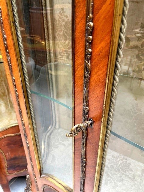 Pair Of Louis XV-style Display Cabinets-photo-5