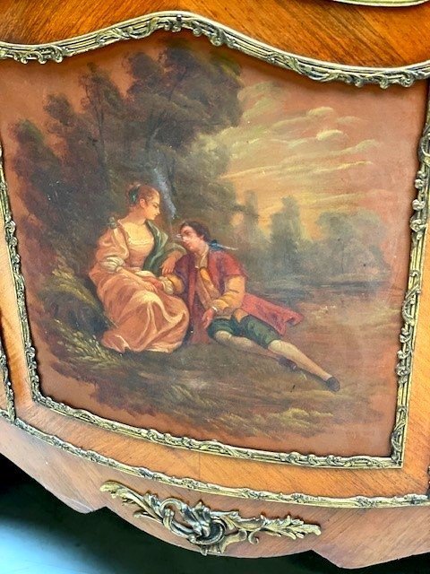 Pair Of Louis XV-style Display Cabinets-photo-8