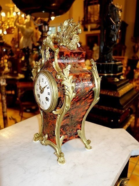 Boulle Marquetry Clock-photo-2