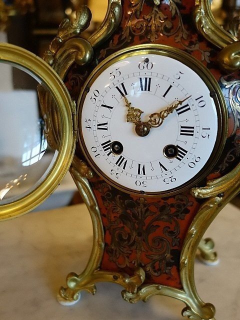 Boulle Marquetry Clock-photo-3