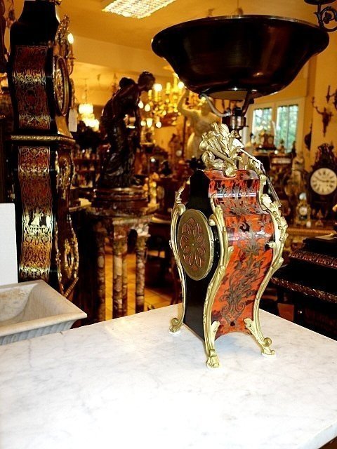 Boulle Marquetry Clock-photo-1