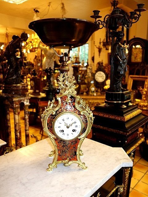 Boulle Marquetry Clock