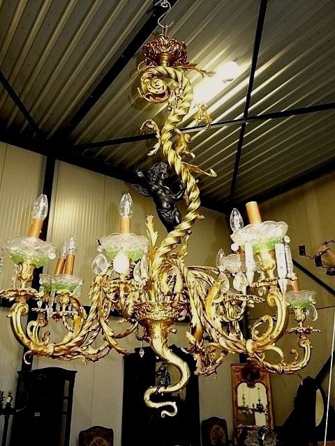 Rocaille-style Chandelier