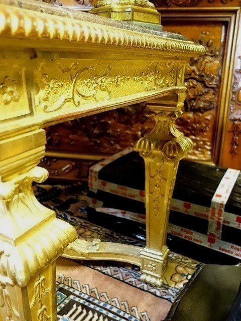 Gilded Wood Console-table-photo-2