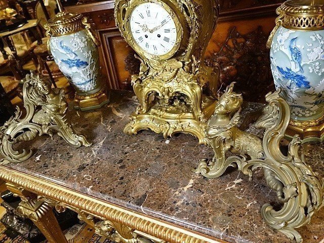 Gilded Wood Console-table-photo-3