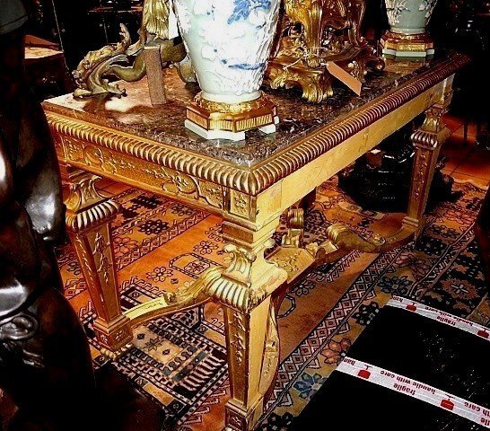 Gilded Wood Console-table-photo-4