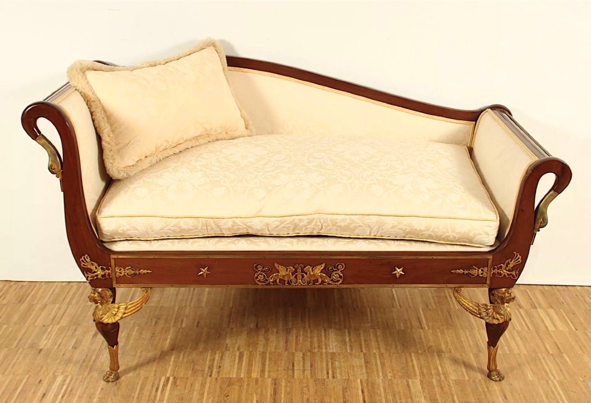 Récamier de style Empire-photo-4