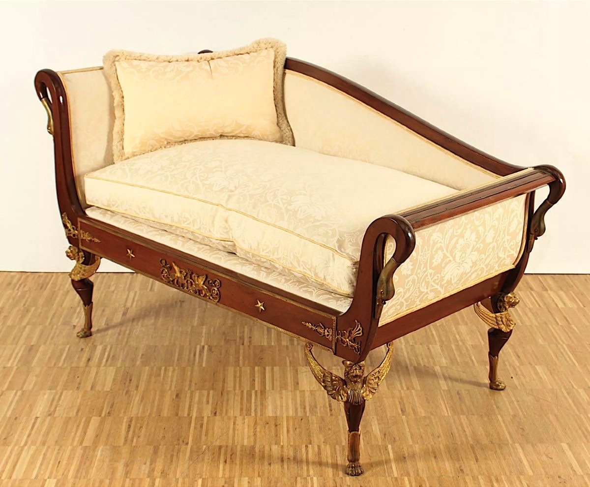 Récamier de style Empire