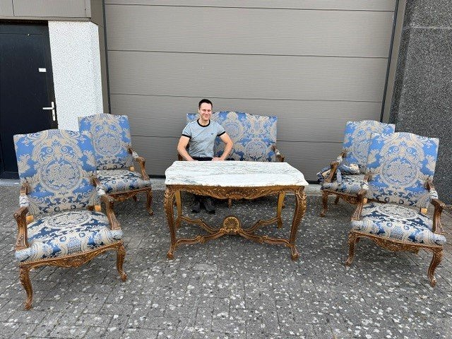 Salon de château de style Régence-photo-2