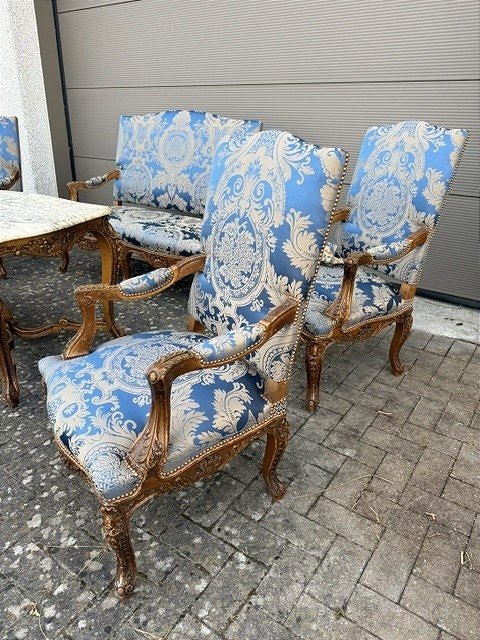 Salon de château de style Régence-photo-1