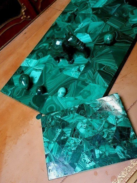 10 pièces de Malachite -photo-3