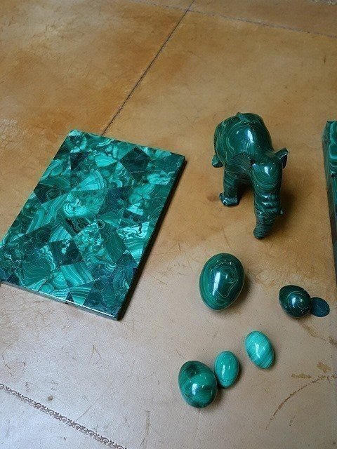 10 pièces de Malachite -photo-1