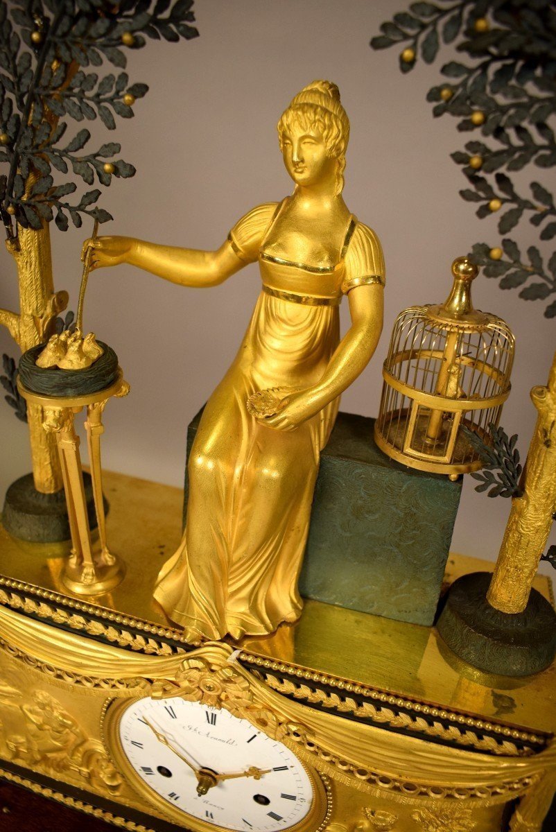 Rare pendule Directoire-photo-4