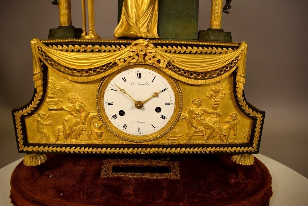 Rare pendule Directoire-photo-3