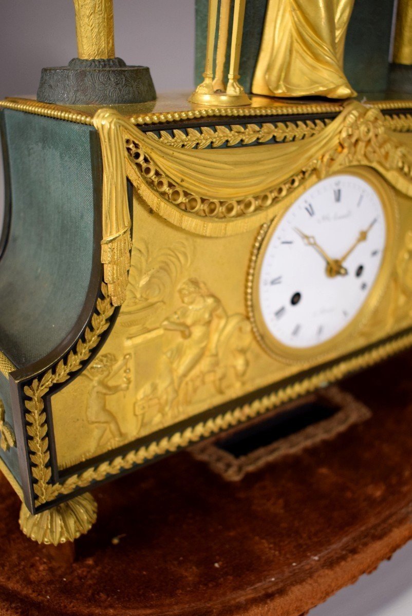 Rare pendule Directoire-photo-4