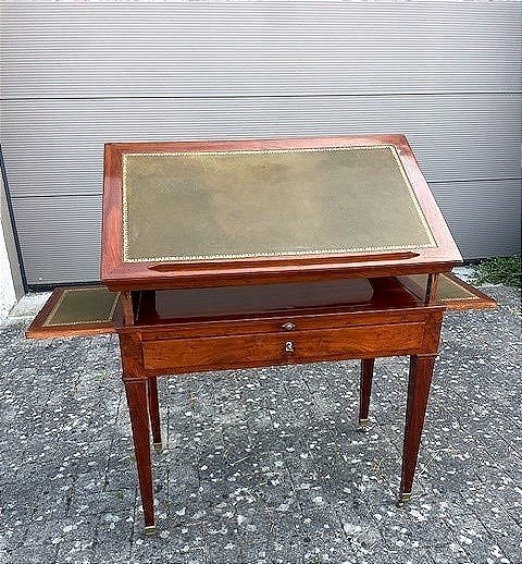 Table à la Tronchin d'époque Louis XVI -photo-2