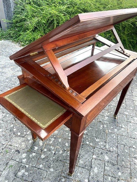 Table à la Tronchin d'époque Louis XVI -photo-3