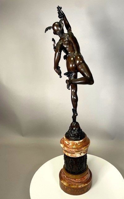 Bronze Statue Of Mercury , Height = 107 Cm-photo-2