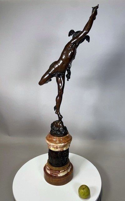 Bronze Statue Of Mercury , Height = 107 Cm-photo-3