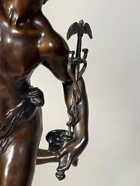 Bronze Statue Of Mercury , Height = 107 Cm-photo-4