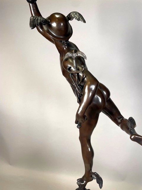 Bronze Statue Of Mercury , Height = 107 Cm-photo-5