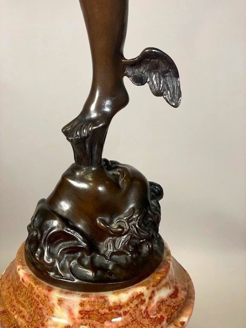 Bronze Statue Of Mercury , Height = 107 Cm-photo-6
