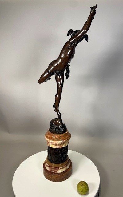 Bronze Statue Of Mercury , Height = 107 Cm-photo-8