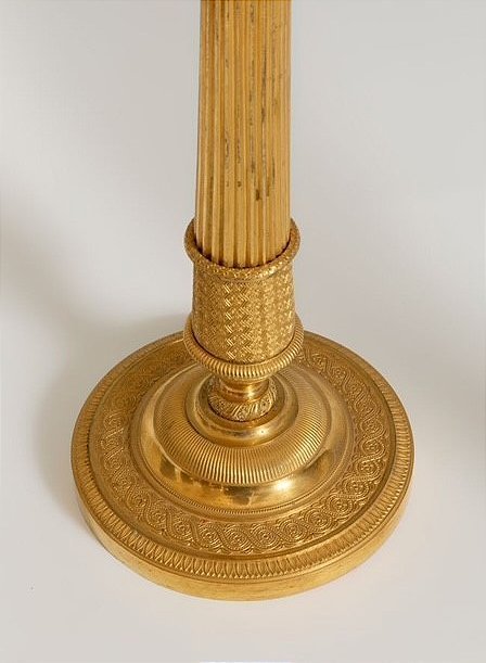 Pair Of Empire-era Candlesticks -photo-1