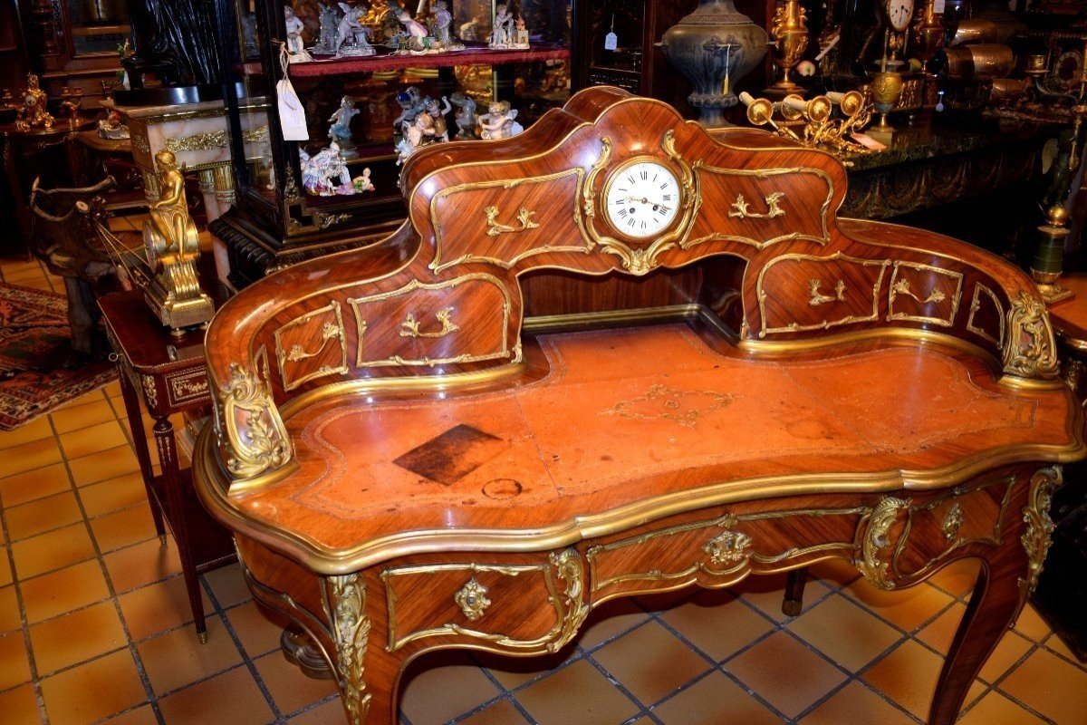 Bureau de style Louis XV -photo-2