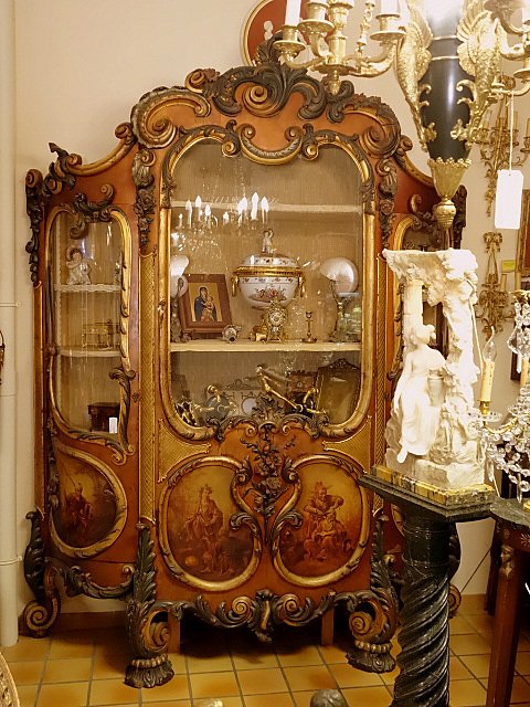 Palatial Size Vitrine Baroque Style -photo-8