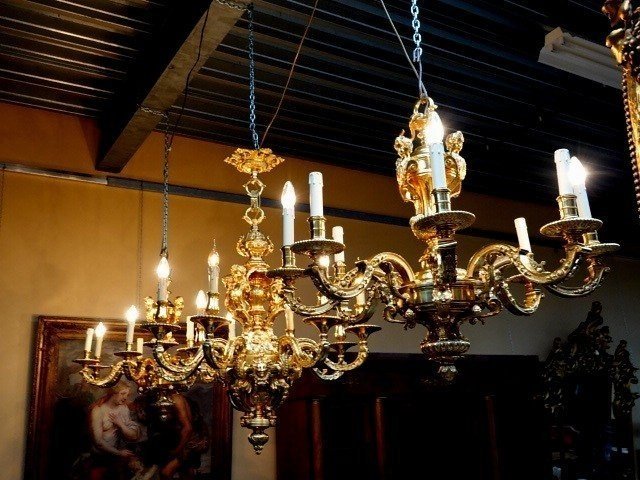 Trois Lustres De Château -photo-3