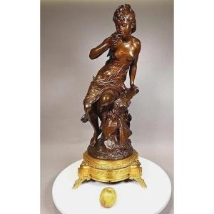 Sculpture en bronze par Mathurin Moreau 