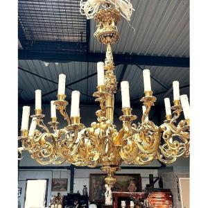 Grand lustre Napoleon III