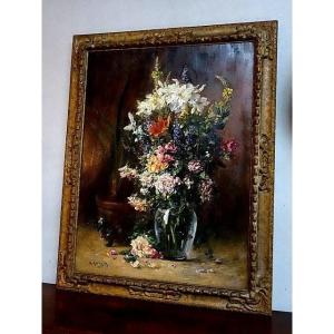 Still Life "bouquet Of Flowers"