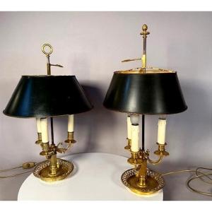 2 lampes bouillotte 