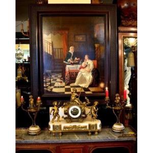 Louis XVI Clock Set